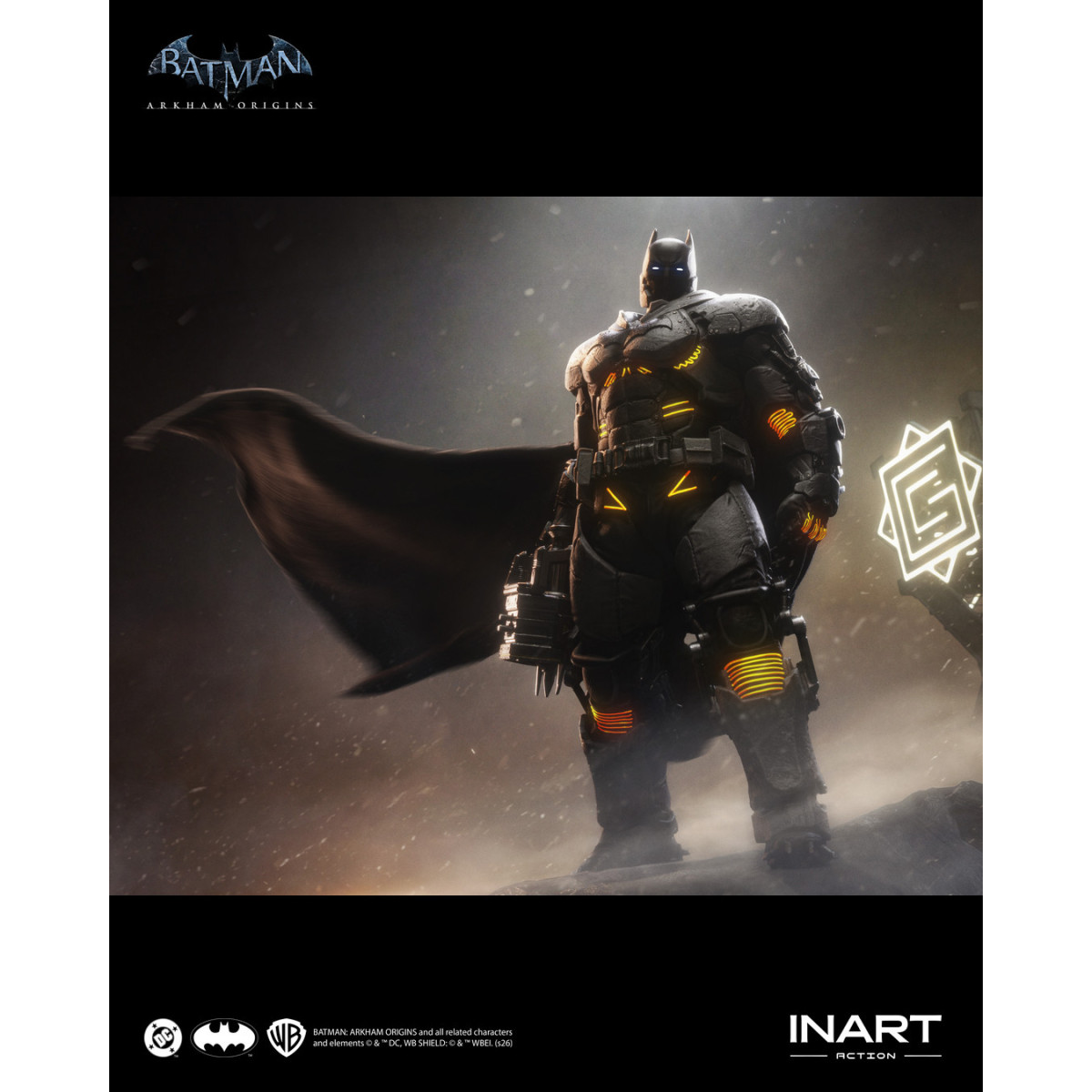INART – Batman (XE-Anzug) – Batman: Arkham Origins – Figur im Maßstab 1:12