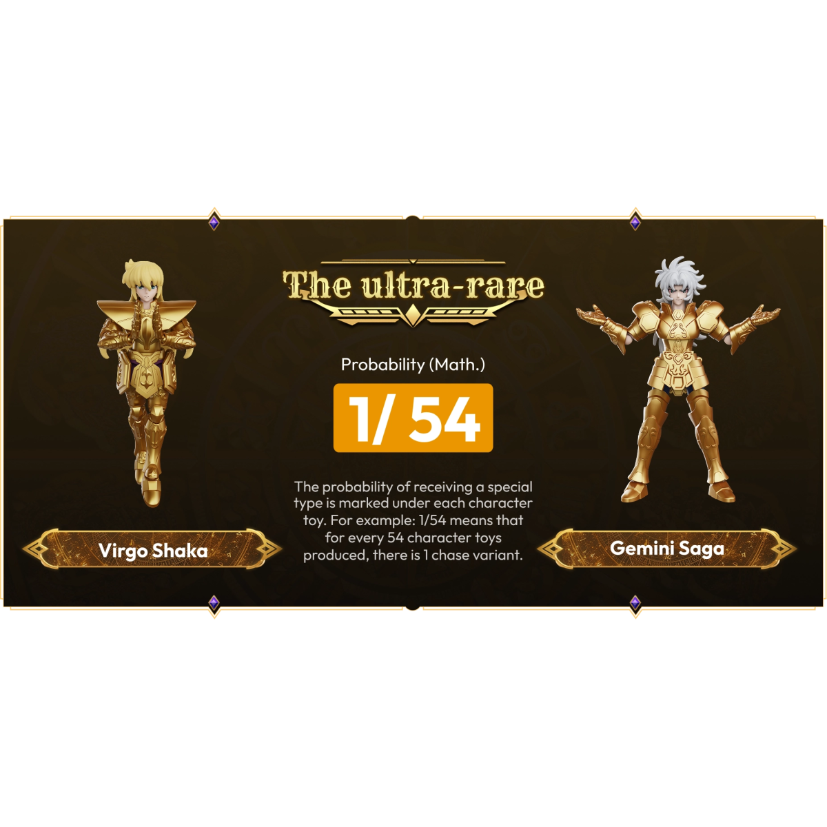 Blokees Saint Seiya – Galaxy Version 04: The Legacy of the Gold Saints – Sortiment mit 9 Modellbausätzen