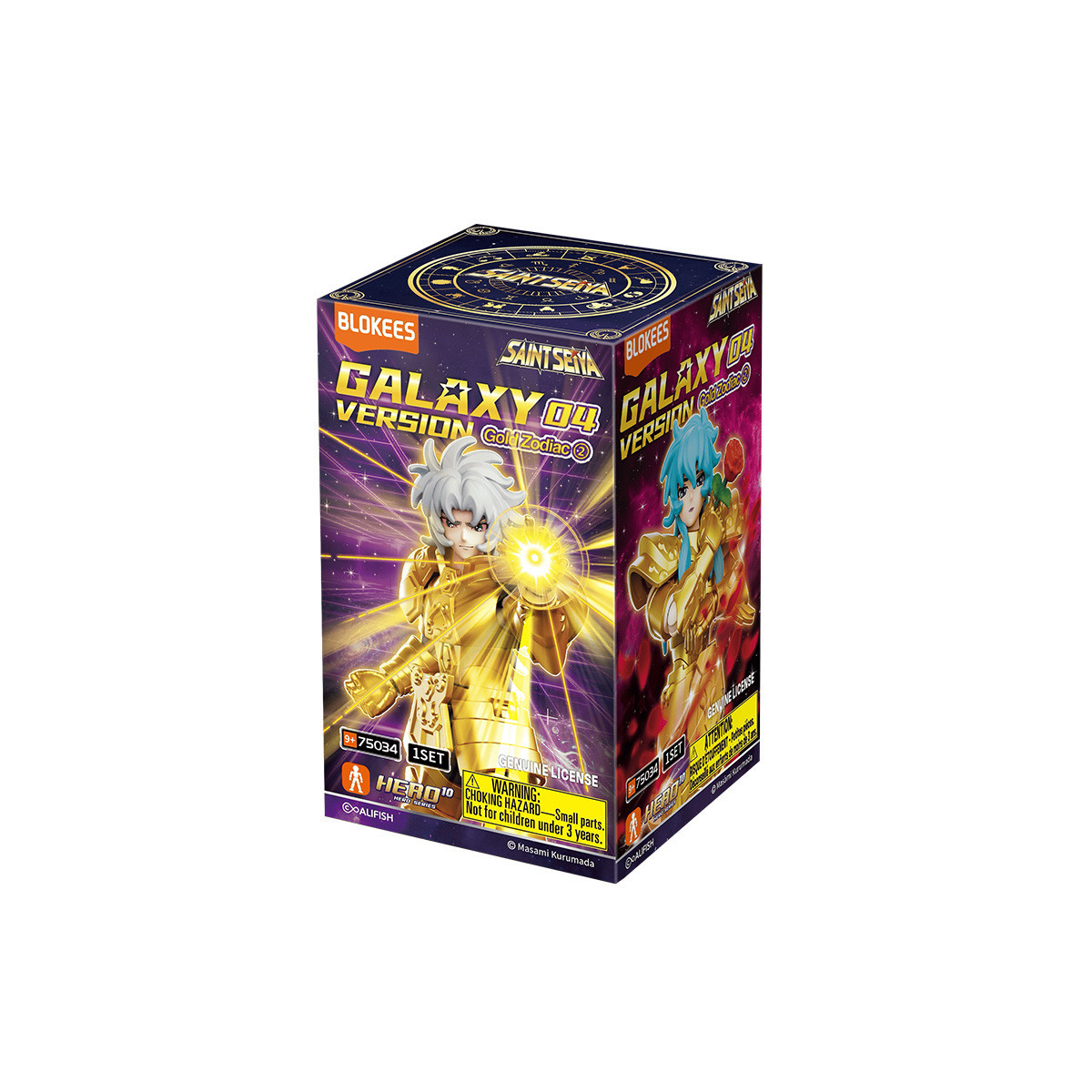 Blokees Saint Seiya – Galaxy Version 04: The Legacy of the Gold Saints – Sortiment mit 9 Modellbausätzen