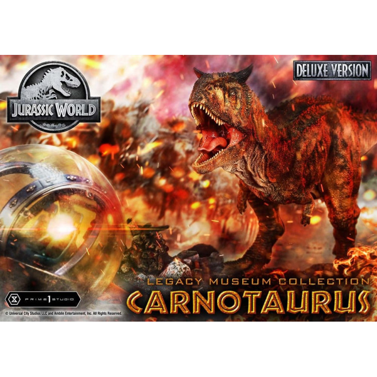 Prime 1 Studio - Jurassic World – Carnotaurus Legacy Museum Collection Deluxe Bonus-Version 1:15