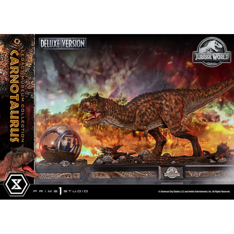 Prime 1 Studio - Jurassic World – Carnotaurus Legacy Museum Collection Deluxe Bonus-Version 1:15
