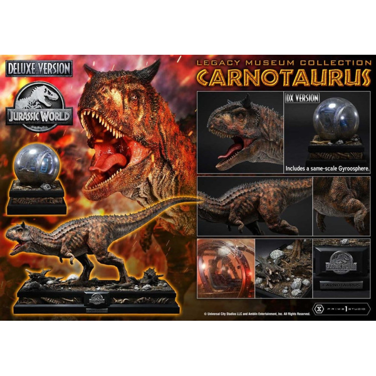 Prime 1 Studio - Jurassic World – Carnotaurus Legacy Museum Collection Deluxe Bonus-Version 1:15