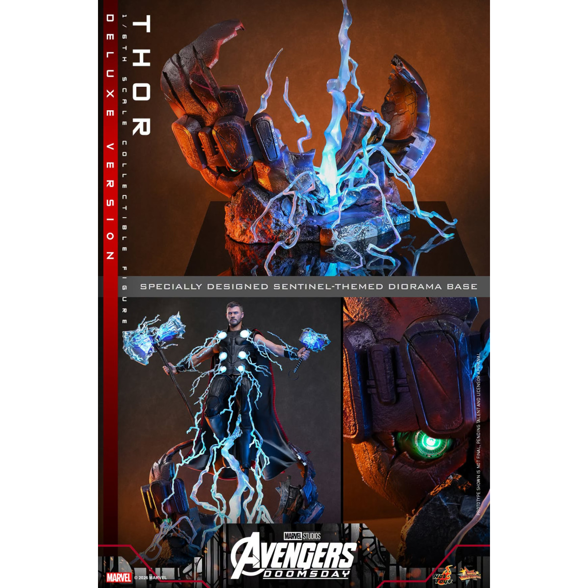 Hot Toys – „ Thor “ Deluxe 1/6 – „ Avengers “: Doomsday