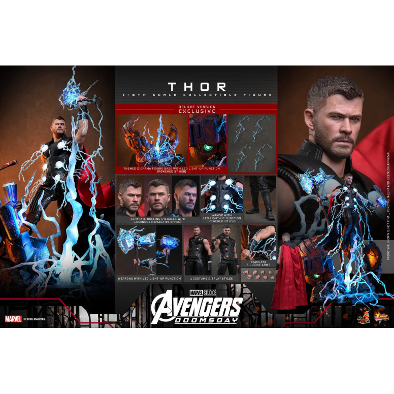 Hot Toys – „ Thor “ Deluxe 1/6 – „ Avengers “: Doomsday