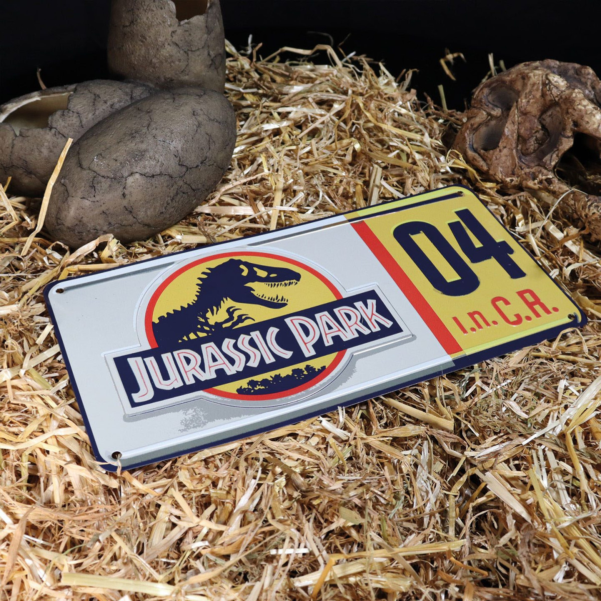 Doctor Collector - Jurassic Park: Dennis Nedry – 1:1-Nachbau der Plakette