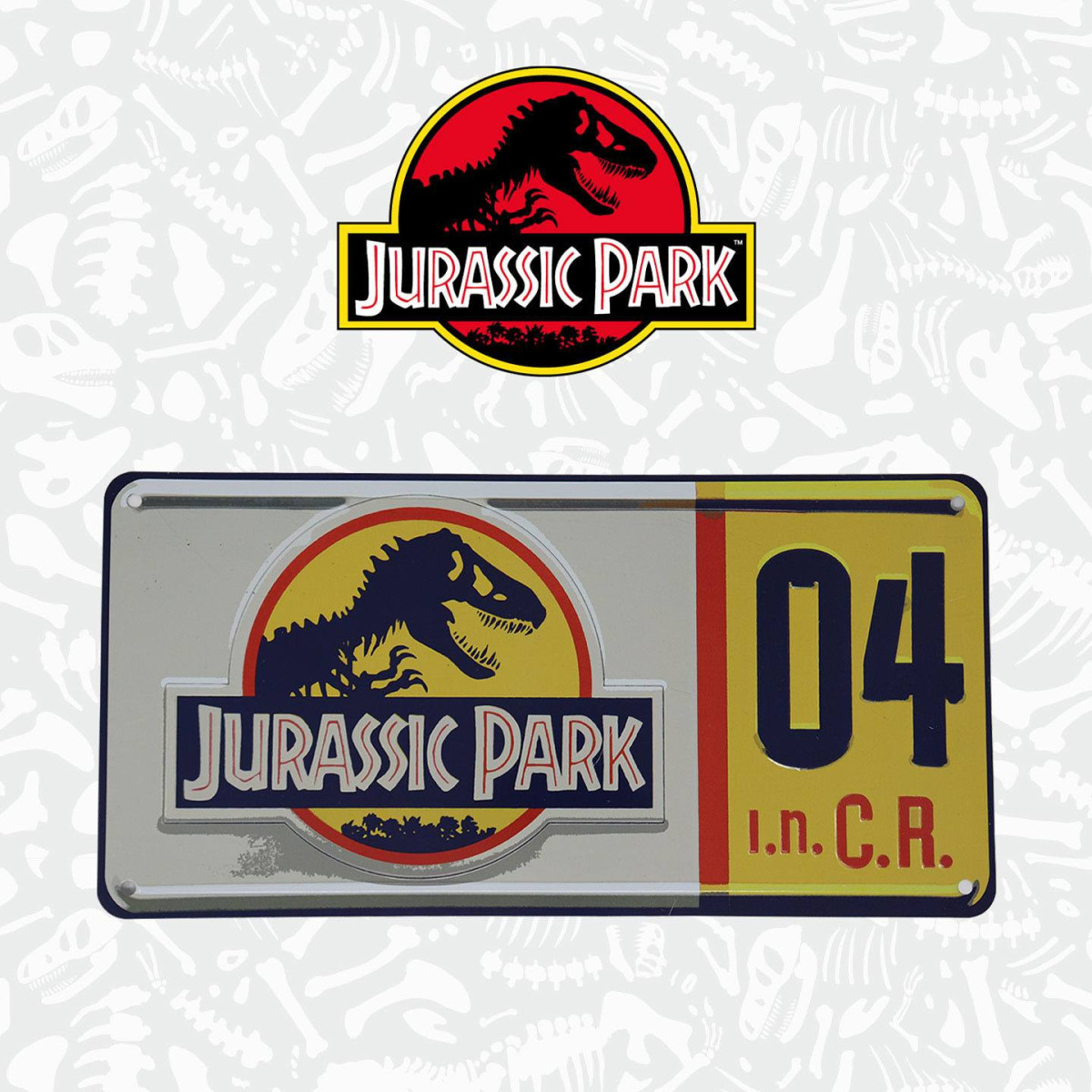 Doctor Collector - Jurassic Park: Dennis Nedry – 1:1-Nachbau der Plakette