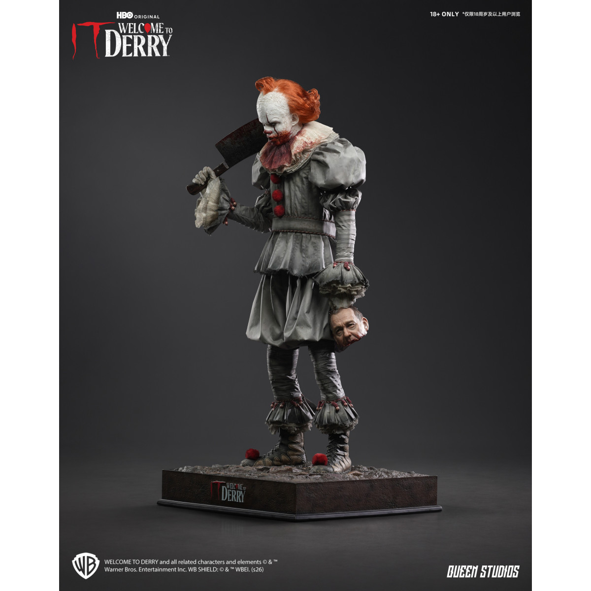 Queen Studios - Pennywise 1/3-Statue „Welcome to Derry“ (Standardausführung)