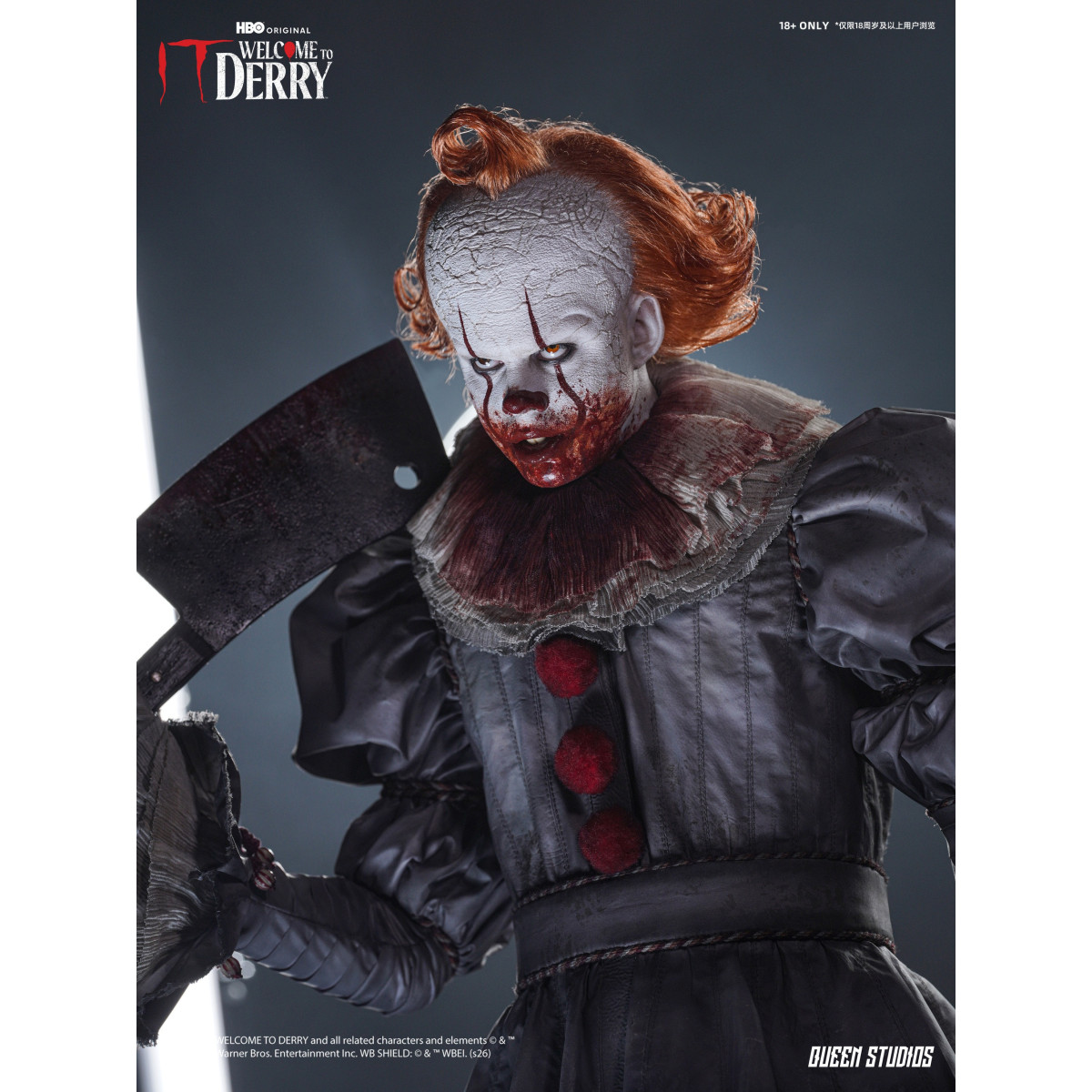Queen Studios - Pennywise 1/3-Statue „Welcome to Derry“ (Standardausführung)