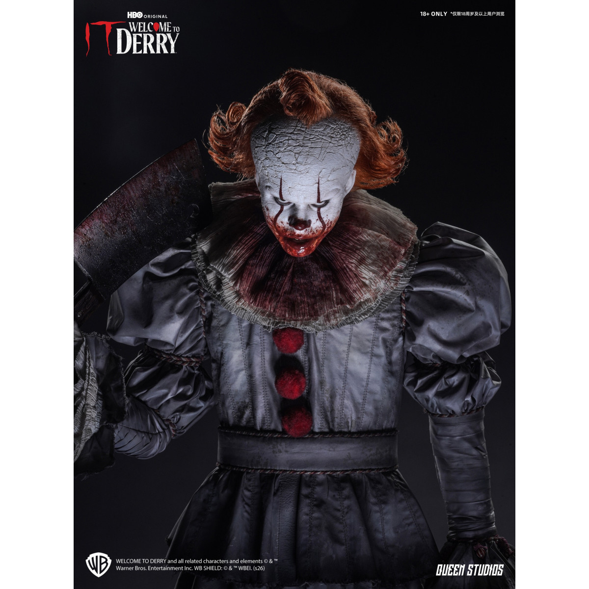 Queen Studios - Pennywise 1/3-Statue „Welcome to Derry“ Premium