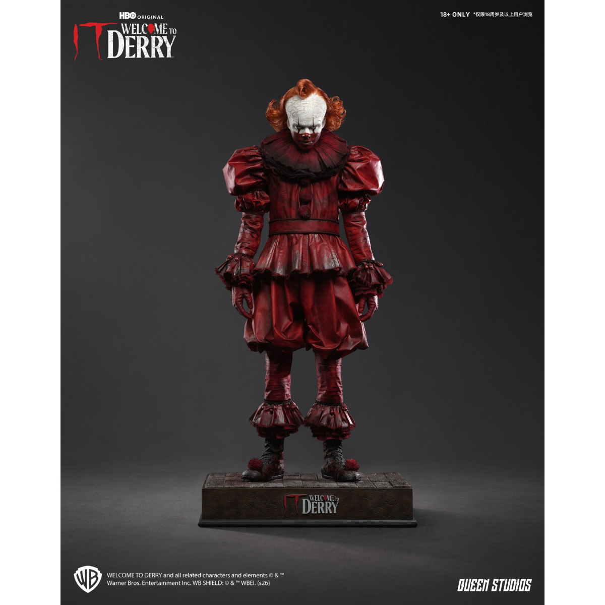Queen Studios - Pennywise 1/3-Statue „Welcome to Derry“ Premium