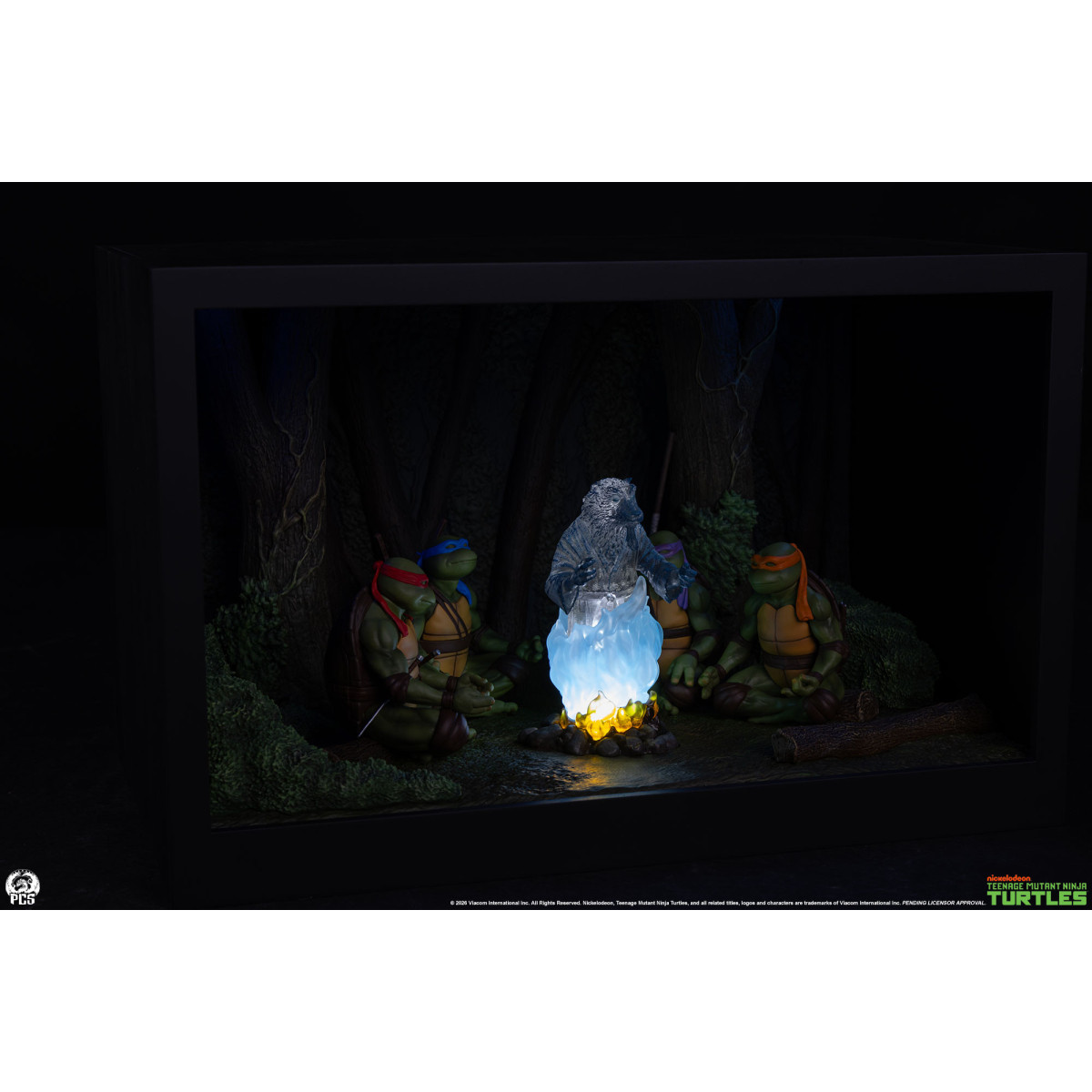Premium Collectibles Studio PCS – TMNT-Diorama im Mini-Maßstab: „Splinter's Spirit“
