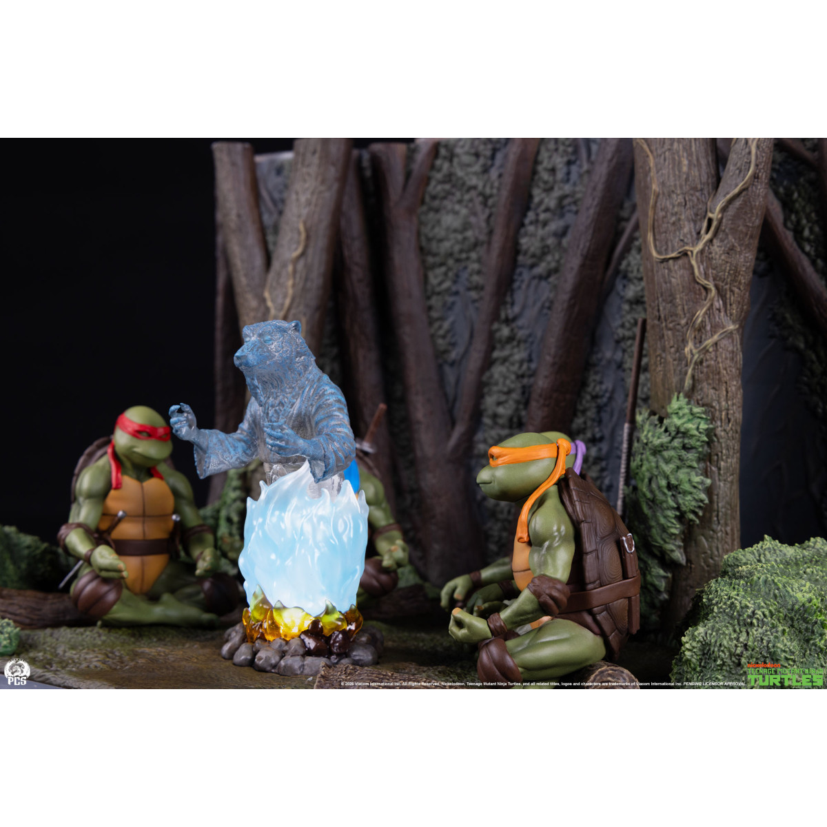 Premium Collectibles Studio PCS – TMNT-Diorama im Mini-Maßstab: „Splinter's Spirit“