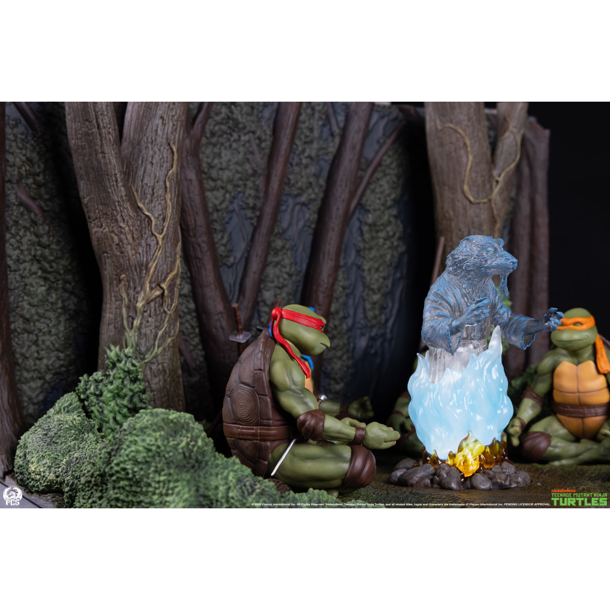 Premium Collectibles Studio PCS – TMNT-Diorama im Mini-Maßstab: „Splinter's Spirit“