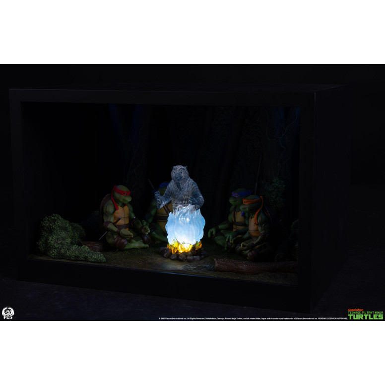 Premium Collectibles Studio PCS – TMNT-Diorama im Mini-Maßstab: „Splinter's Spirit“