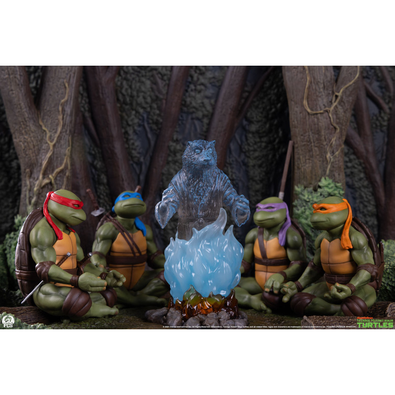 Premium Collectibles Studio PCS – TMNT-Diorama im Mini-Maßstab: „Splinter's Spirit“