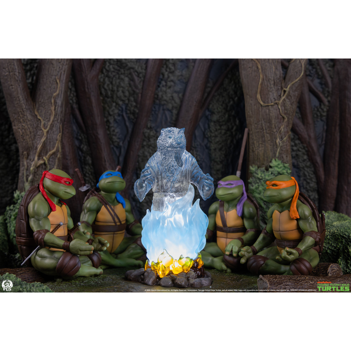 Premium Collectibles Studio PCS – TMNT-Diorama im Mini-Maßstab: „Splinter's Spirit“