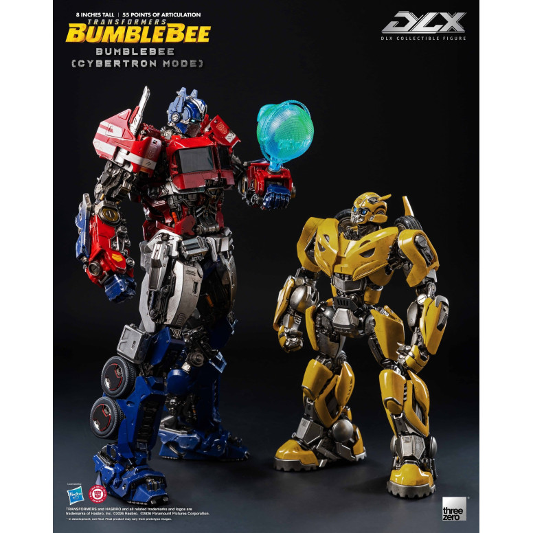 Three Zero Transformers – Bumblebee DLX Bumblebee-Figur im Cybertron-Modus