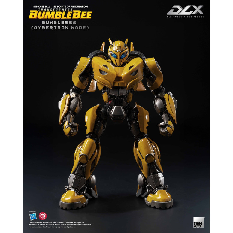 Three Zero Transformers – Bumblebee DLX Bumblebee-Figur im Cybertron-Modus