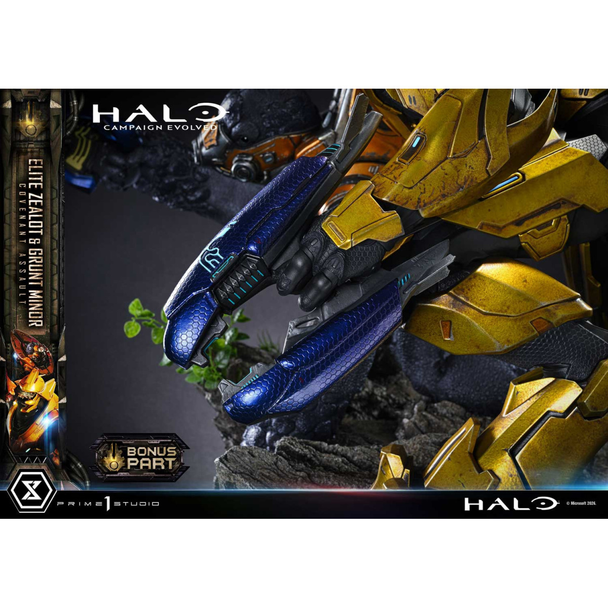 Prime 1 Studio - Halo Campagn Evolved Elite Zealot & Grunt Minor: Covenant Assault Bonus-Version