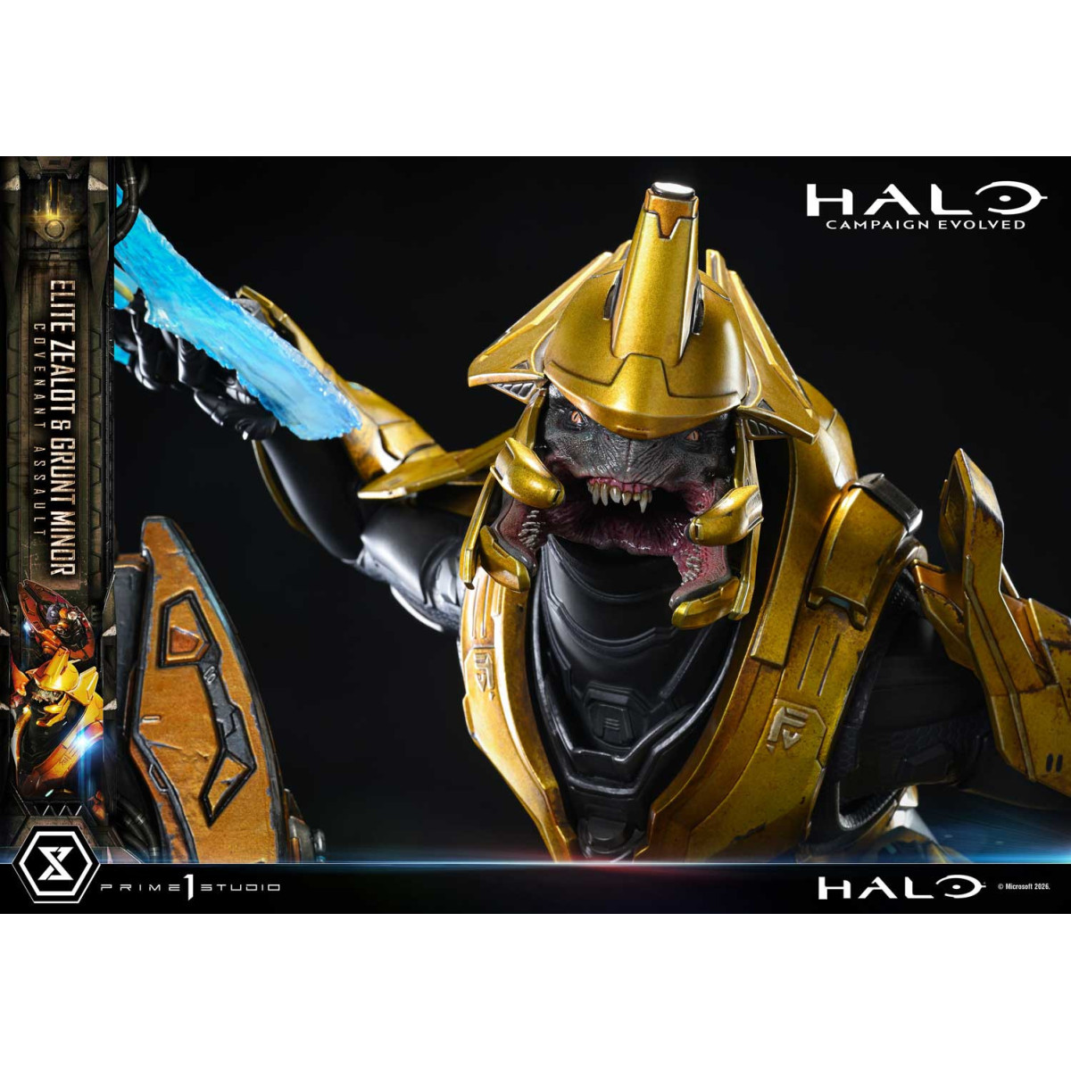 Prime 1 Studio - Halo Campagn Evolved Elite Zealot & Grunt Minor: Covenant Assault Bonus-Version