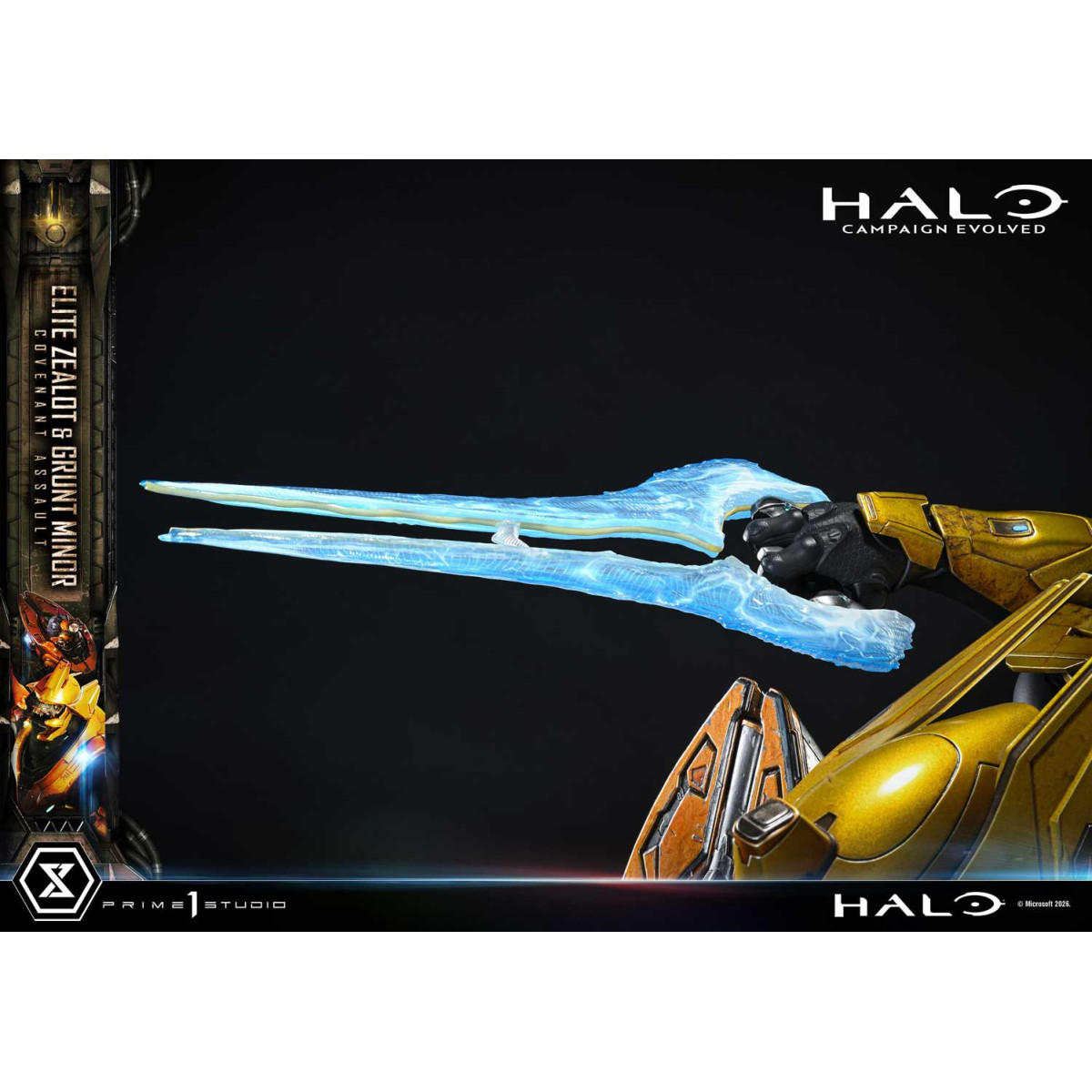 Prime 1 Studio - Halo Campagn Evolved Elite Zealot & Grunt Minor: Covenant Assault Bonus-Version