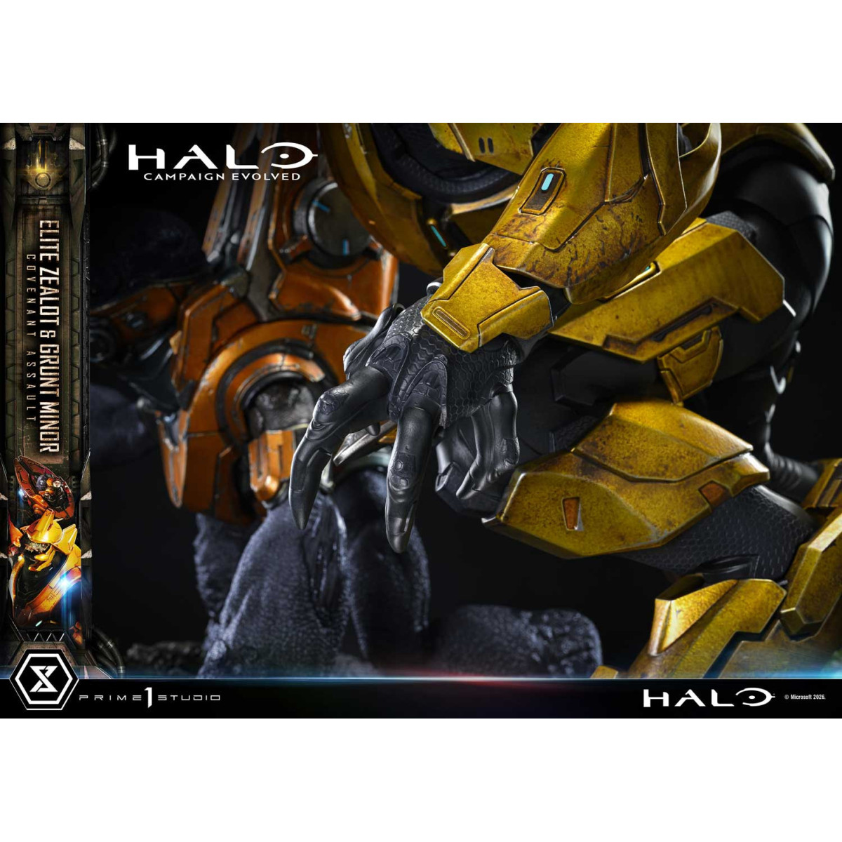 Prime 1 Studio - Halo Campagn Evolved Elite Zealot & Grunt Minor: Covenant Assault Bonus-Version