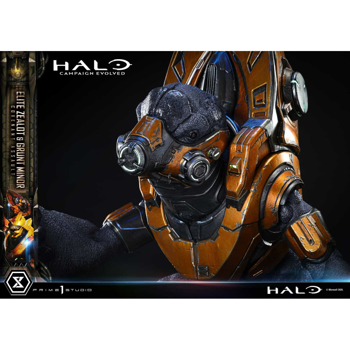 Prime 1 Studio - Halo Campagn Evolved Elite Zealot & Grunt Minor: Covenant Assault Bonus-Version