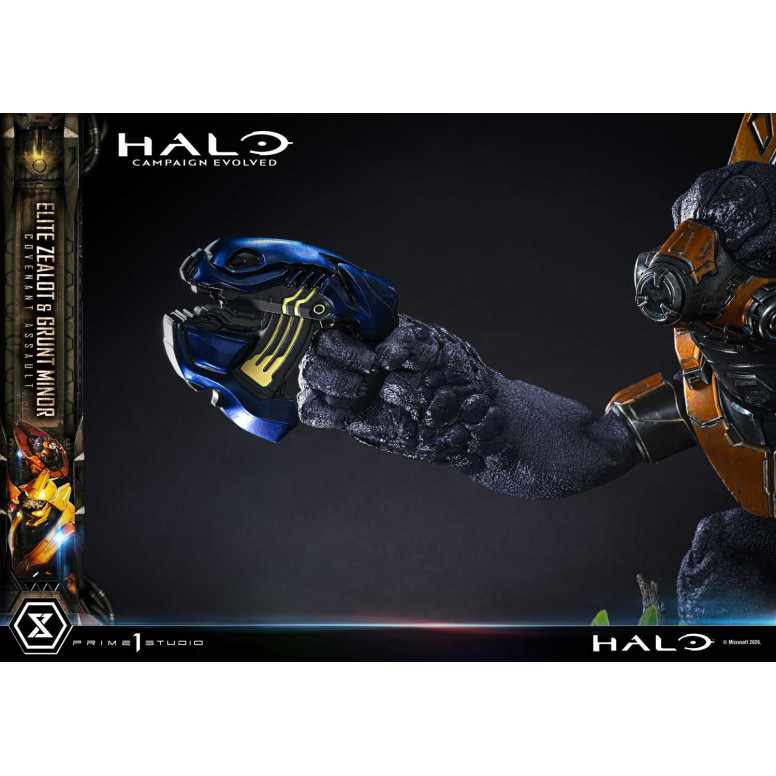 Prime 1 Studio - Halo Campagn Evolved Elite Zealot & Grunt Minor: Covenant Assault Bonus-Version
