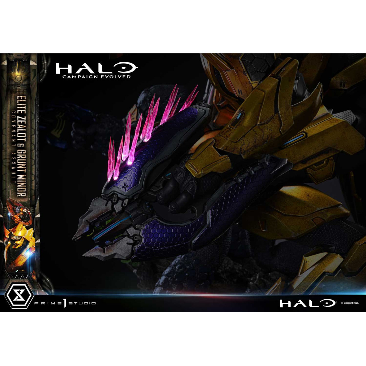 Prime 1 Studio - Halo Campagn Evolved Elite Zealot & Grunt Minor: Covenant Assault Bonus-Version