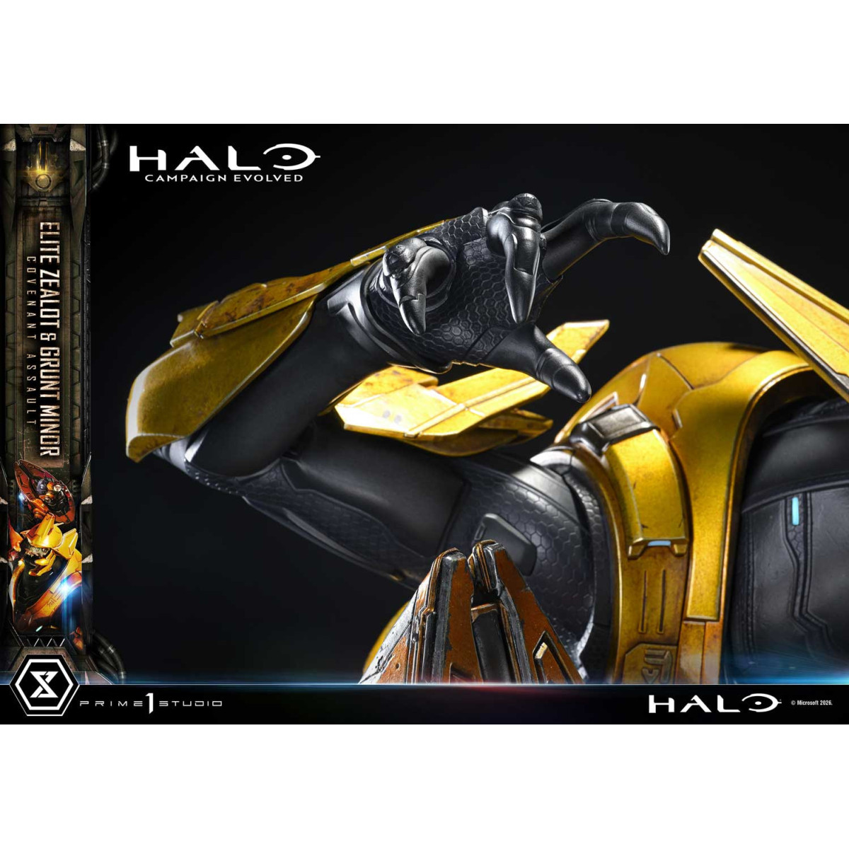 Prime 1 Studio - Halo Campagn Evolved Elite Zealot & Grunt Minor: Covenant Assault Bonus-Version