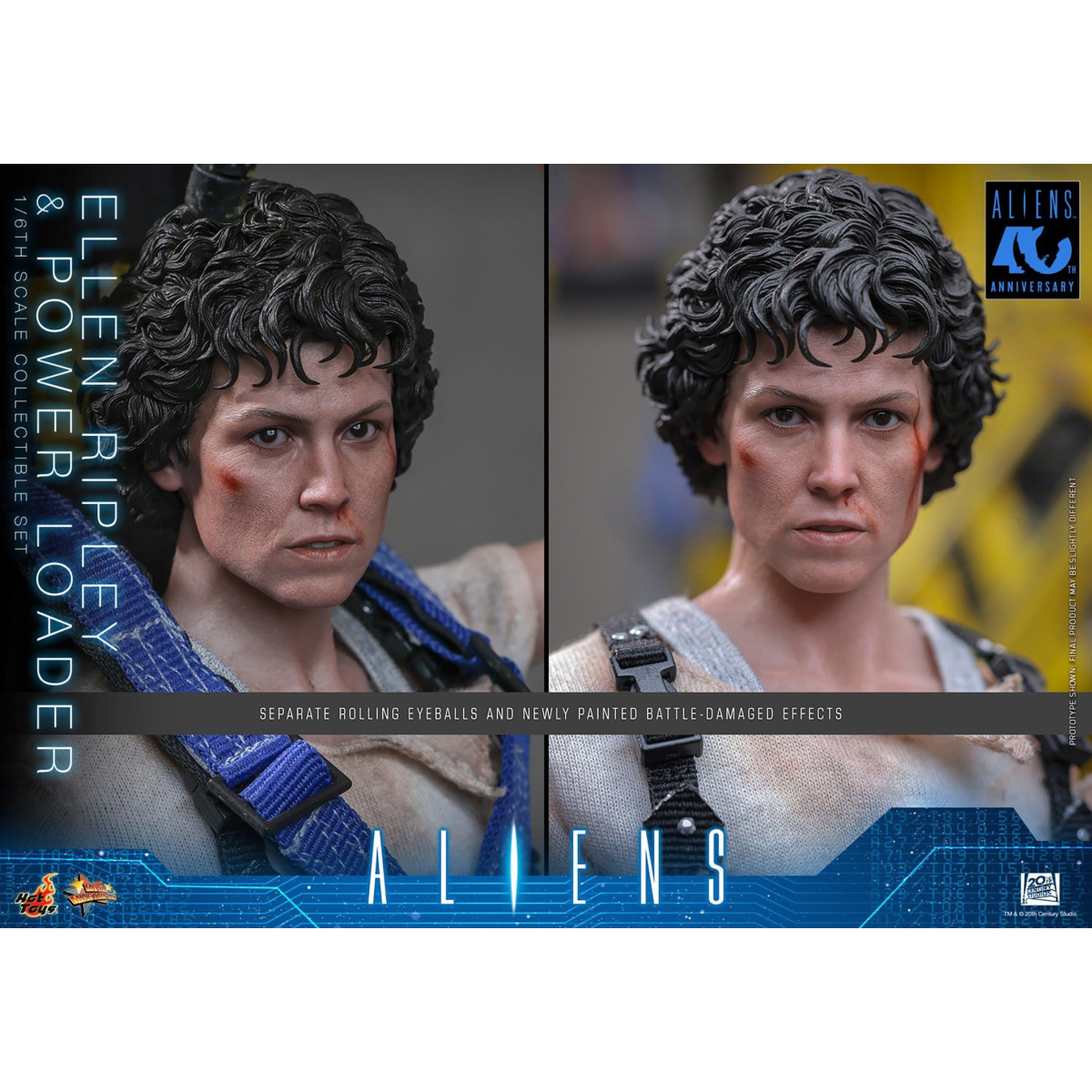 Hot Toys – Aliens – Ellen Ripley mit Power Loader, 1:6, MMS923