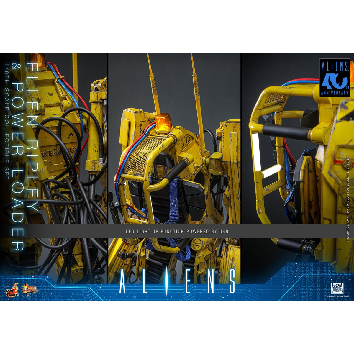 Hot Toys – Aliens – Ellen Ripley mit Power Loader, 1:6, MMS923