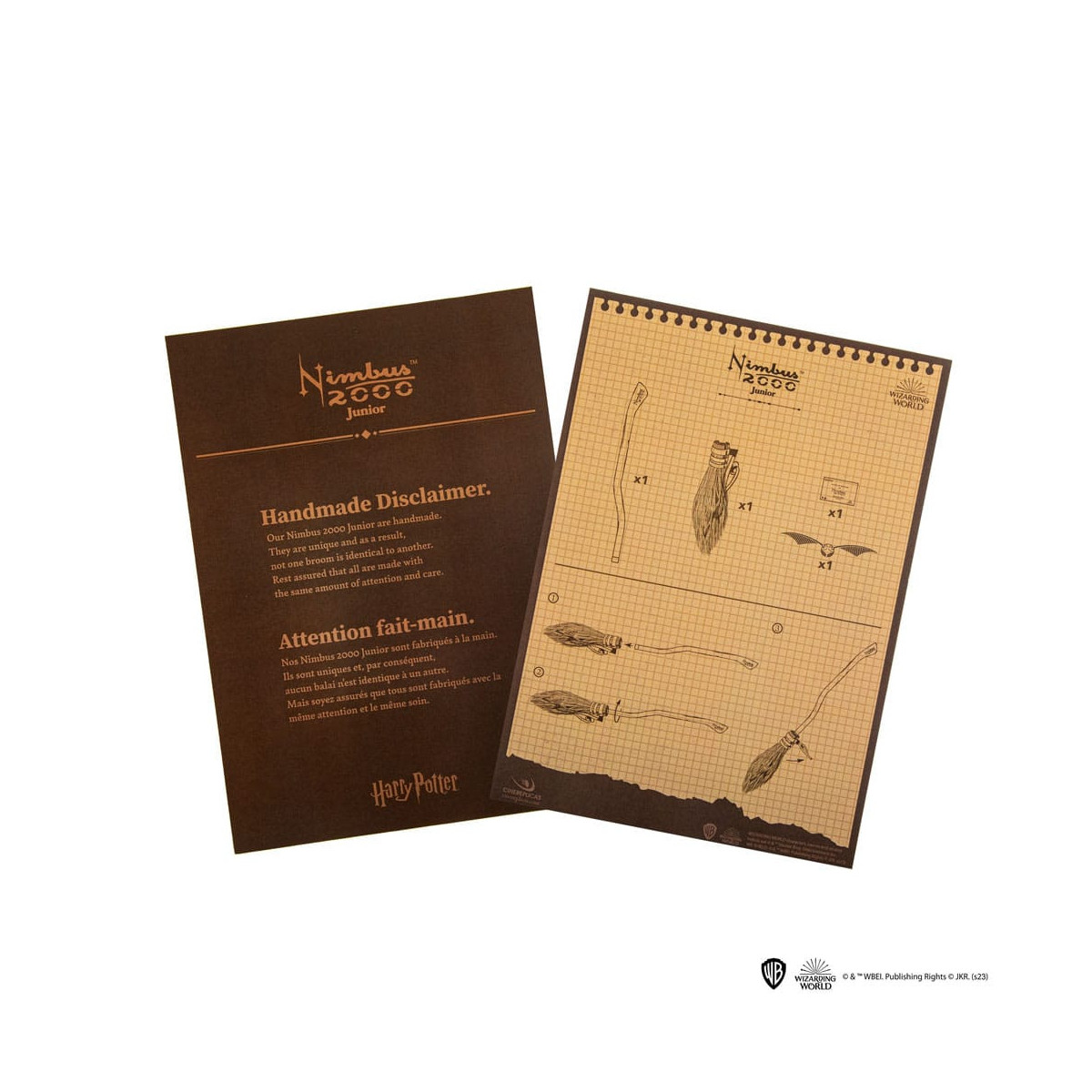Cinereplicas Harry Potter – 1:1-Nachbau des Zauberbesens Nimbus 2000 Junior