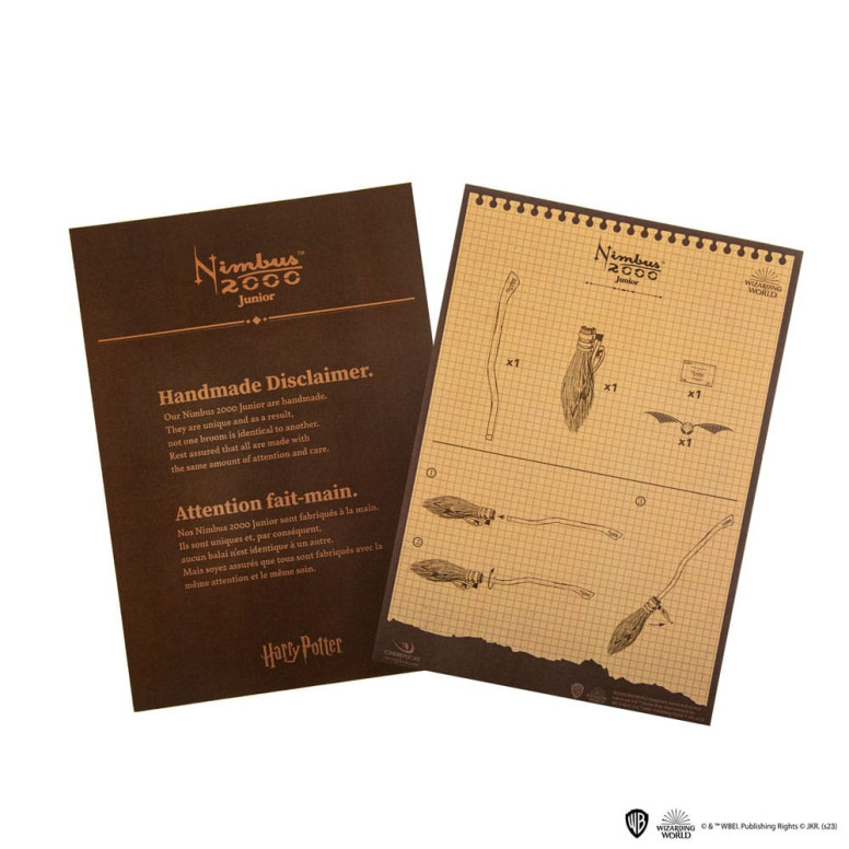 Cinereplicas Harry Potter – 1:1-Nachbau des Zauberbesens Nimbus 2000 Junior