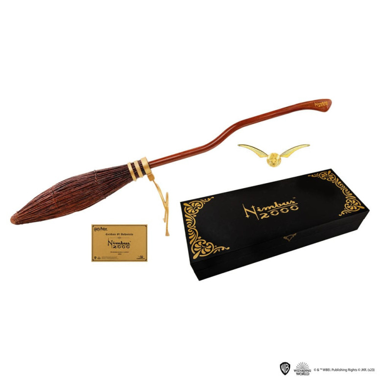Cinereplicas Harry Potter – 1:1-Nachbau des Zauberbesens Nimbus 2000 Junior