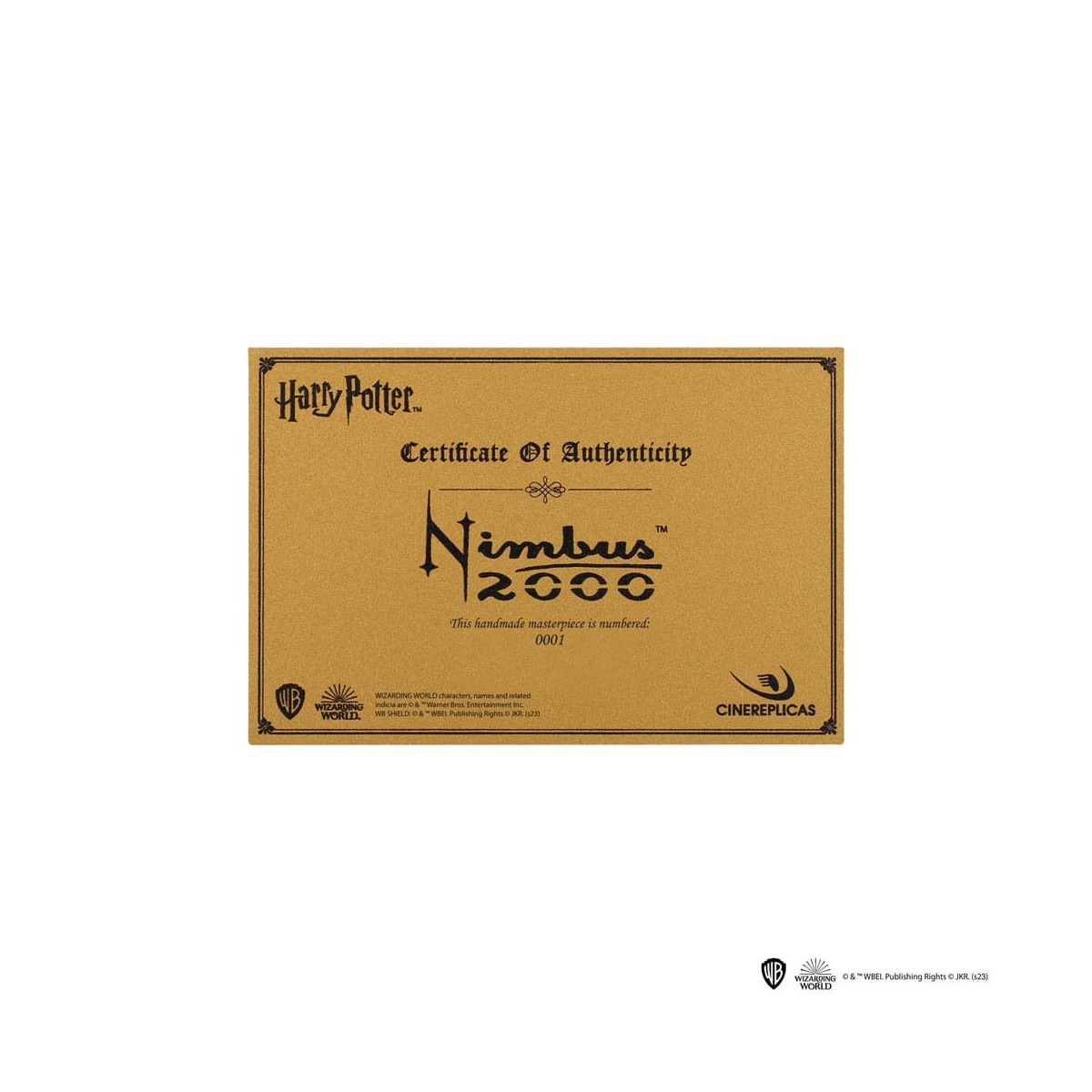 Cinereplicas Harry Potter – 1:1-Nachbau des Zauberbesens Nimbus 2000 Junior