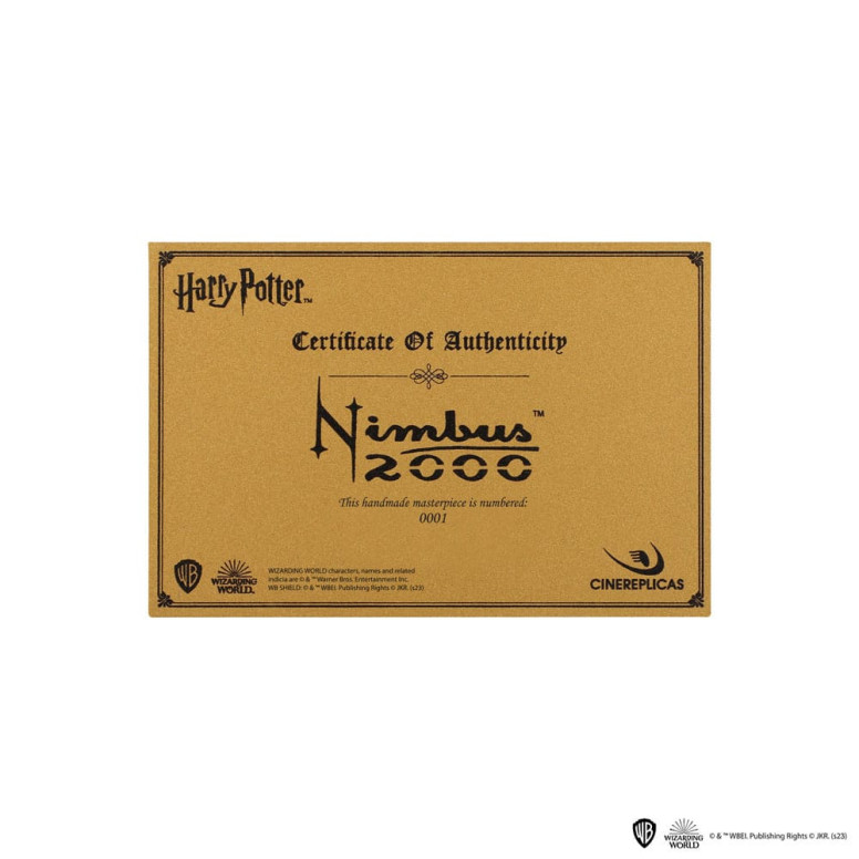 Cinereplicas Harry Potter – 1:1-Nachbau des Zauberbesens Nimbus 2000 Junior