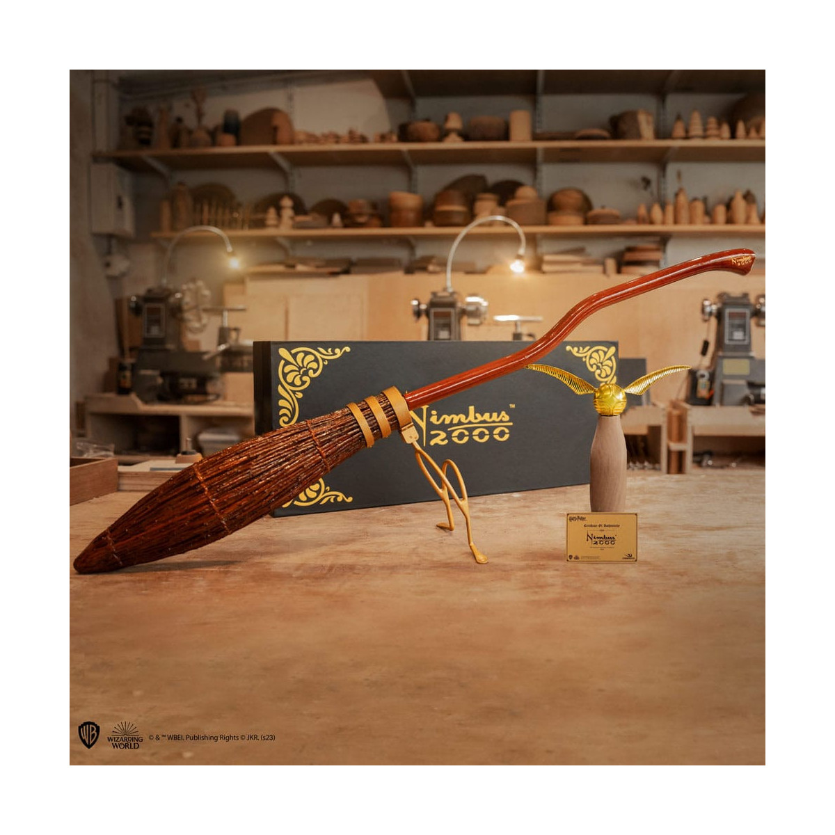 Cinereplicas Harry Potter – 1:1-Nachbau des Zauberbesens Nimbus 2000 Junior
