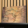 MORIARTY ART PROJECT – Aluminiumplatte „Karte von Rohan und Gondor“ – Der Herr der Ringe