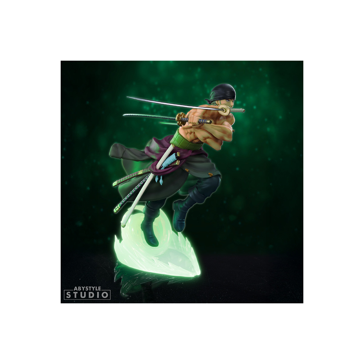 Abystyle – „ One Piece “ – Roronoa Zoro (leuchtend) – Super Figure Collection