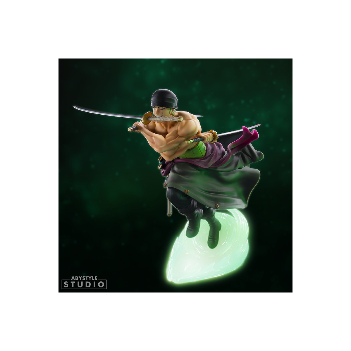 Abystyle – „ One Piece “ – Roronoa Zoro (leuchtend) – Super Figure Collection