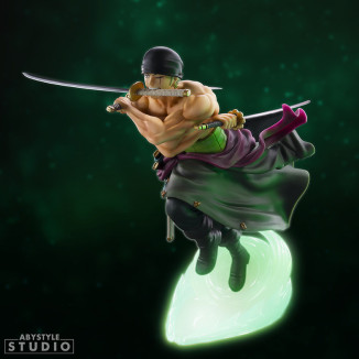 Abystyle – „ One Piece “ – Roronoa Zoro (leuchtend) – Super Figure Collection