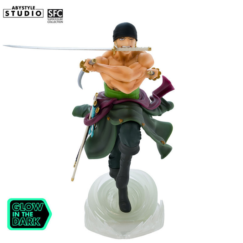 Abystyle – „ One Piece “ – Roronoa Zoro (leuchtend) – Super Figure Collection