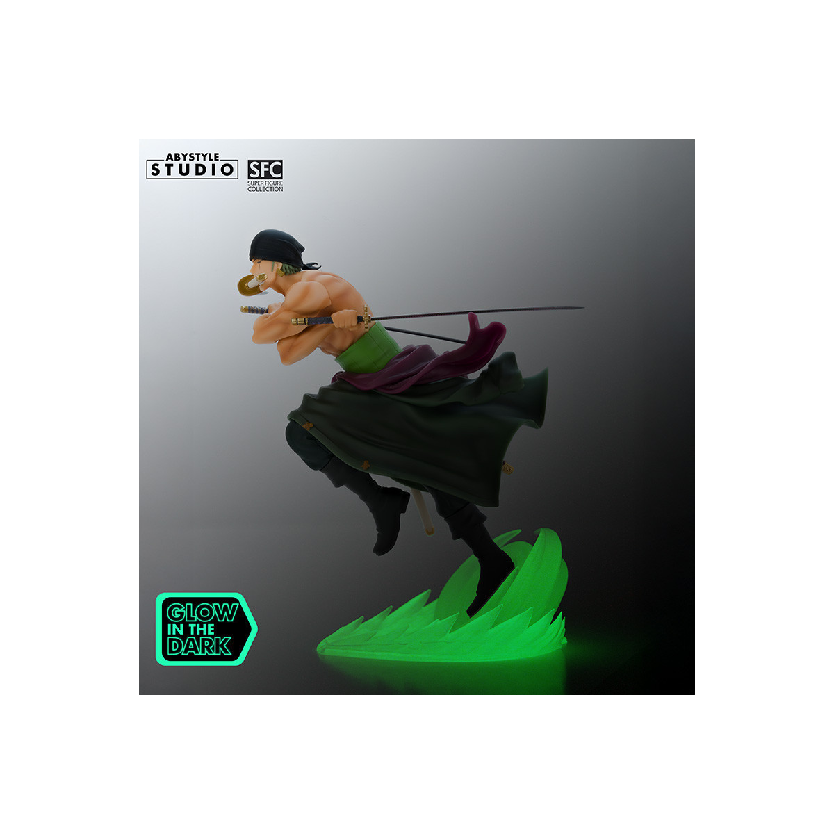 Abystyle – „ One Piece “ – Roronoa Zoro (leuchtend) – Super Figure Collection