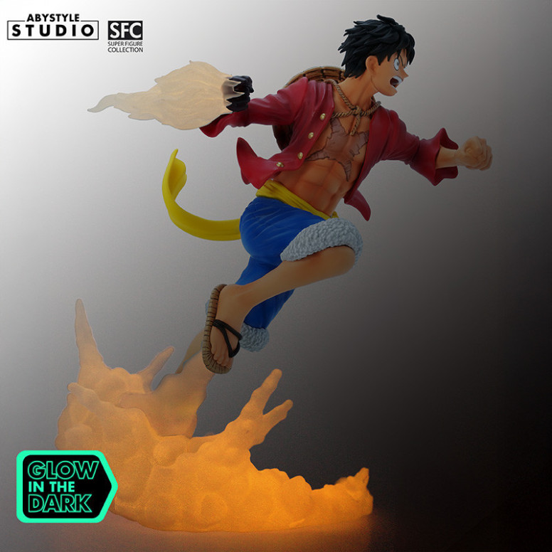 Abystyle – „ One Piece “ – Luffy (leuchtend) – Super Figure Collection