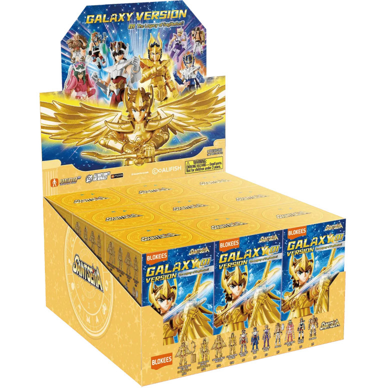 Blokees Saint Seiya – Galaxy Version 01: Das Vermächtnis des Schützen!! – Sortiment mit 9 Modellbausätzen