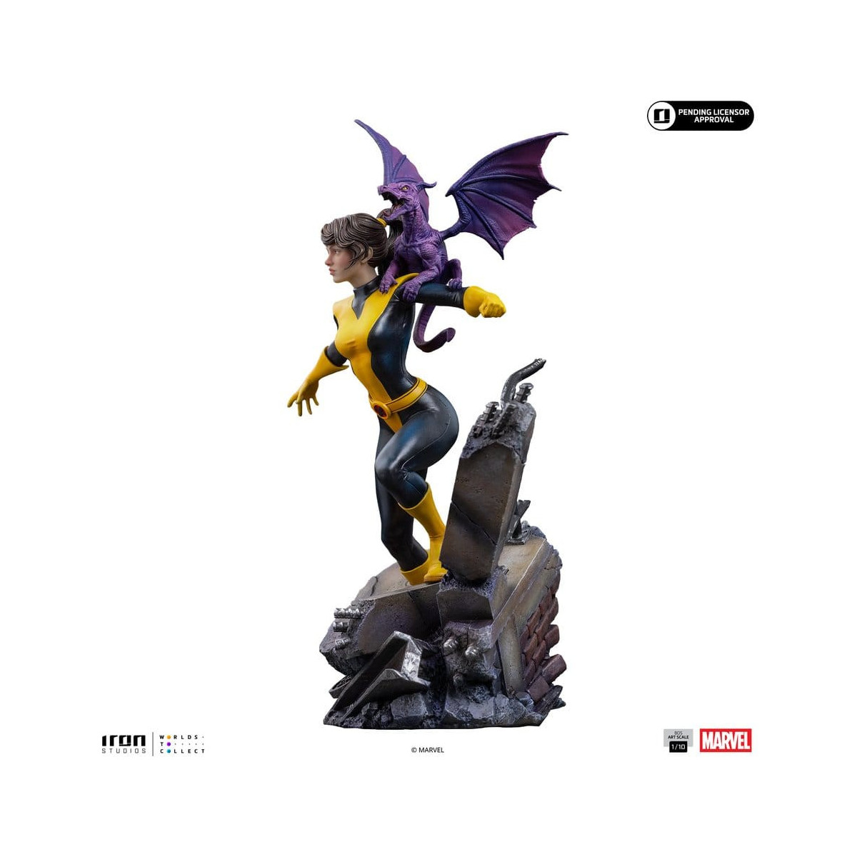 Iron Studios „ Marvel Comics “ – „ X-Men “ – Kitty Pride & Lockheed im Maßstab 1:10 (BDS Art Scale)