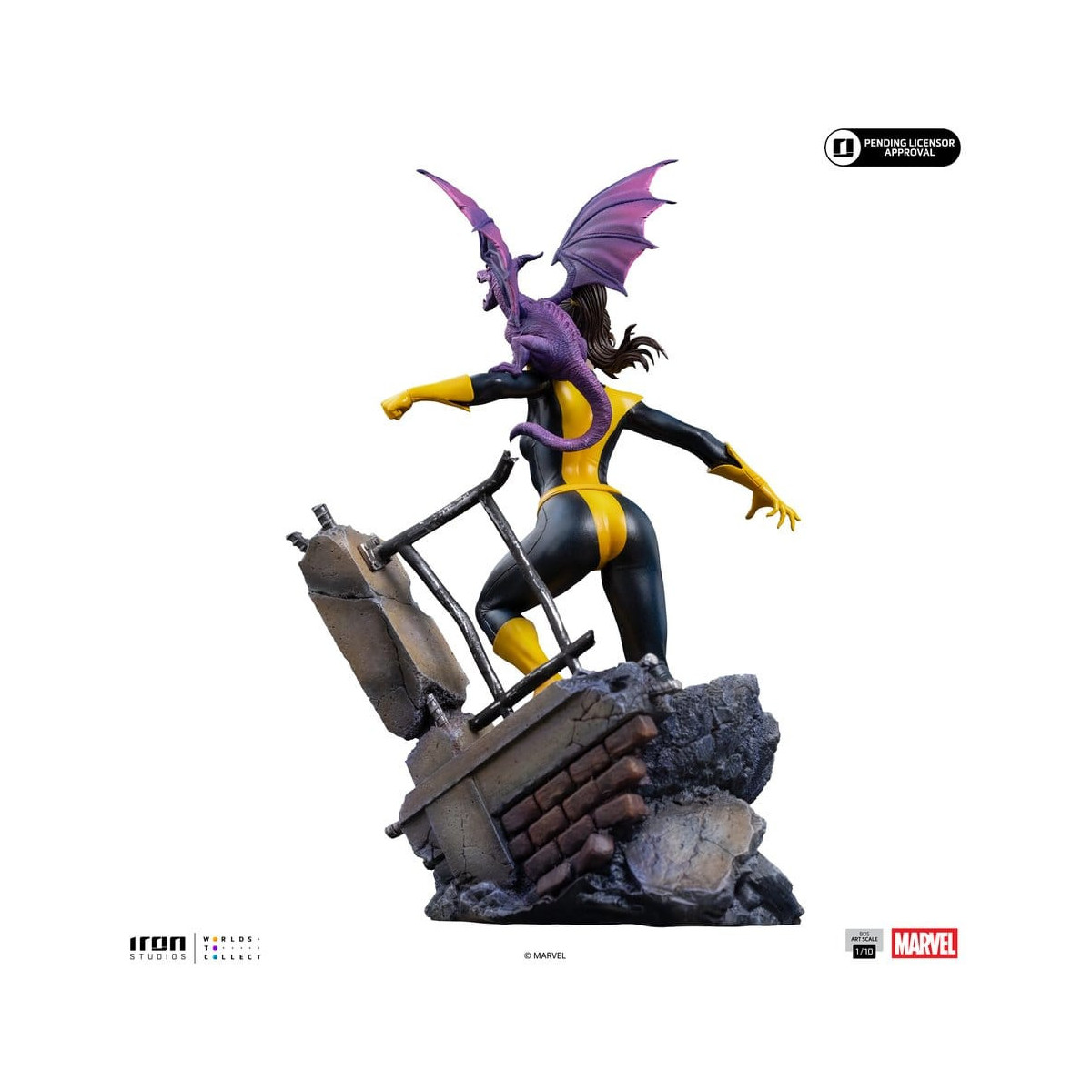 Iron Studios „ Marvel Comics “ – „ X-Men “ – Kitty Pride & Lockheed im Maßstab 1:10 (BDS Art Scale)
