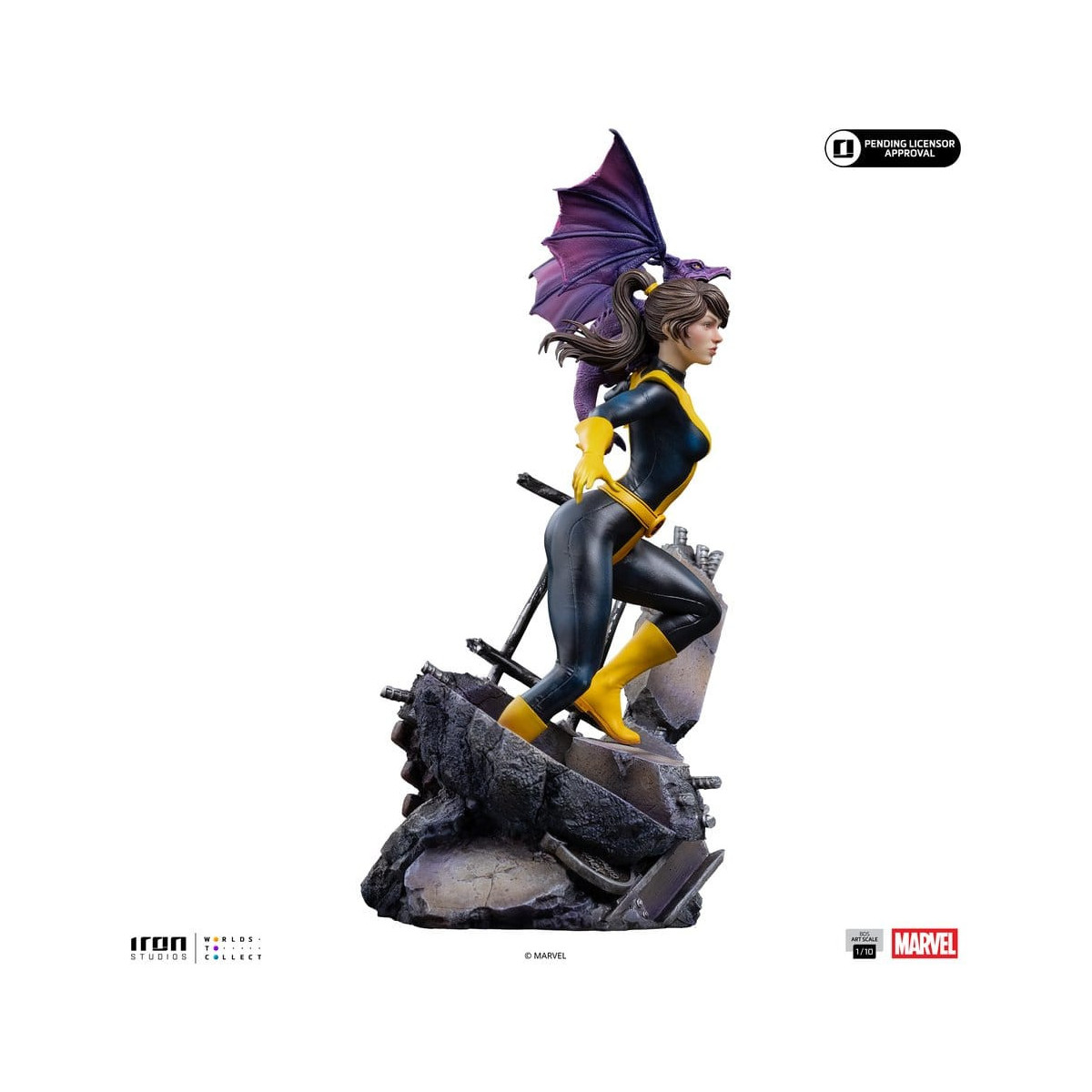 Iron Studios „ Marvel Comics “ – „ X-Men “ – Kitty Pride & Lockheed im Maßstab 1:10 (BDS Art Scale)