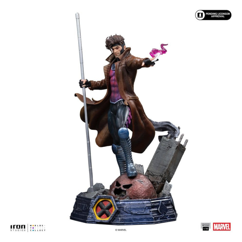 Iron Studios „ Marvel Comics “ – „ X-Men “ – Gambit im Maßstab 1:10 (BDS Art Scale)